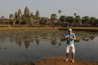 Bartek w Angkor Wat